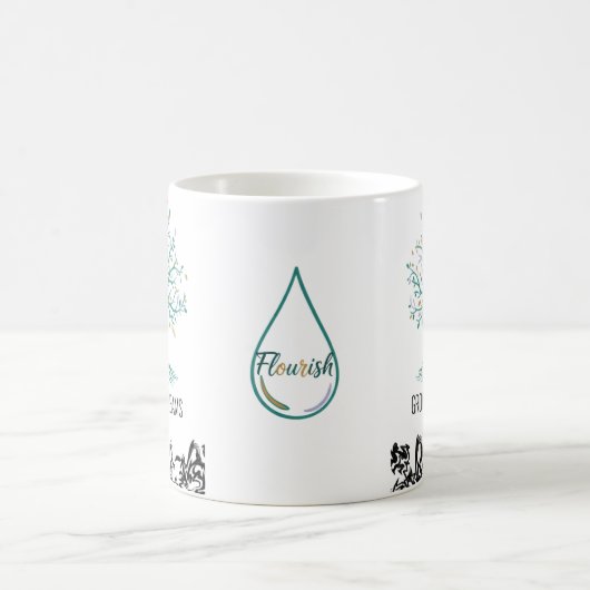 Grow Your Dreams Mug – Follow Your Dreams Inspirat Koffiemok (Center)