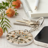 Grow Your Mind Book Reading Teacher Gift Sleutelhanger (Voorkant Rechts)