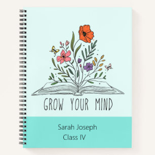 Grow Your Mind Custom Notitieboek Spiral Notitiebo
