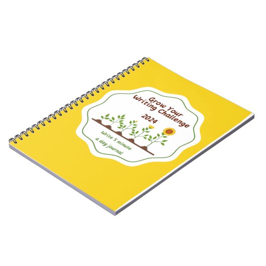 Grow Your Writing 2024 5 min. per dag Journaal Notitieboek (Linkerzijde)