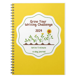 Grow Your Writing 2024 5 min. per dag Journaal Notitieboek