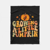 Growing A Little Pumpkin Fall Autumn Pregnancy Tha Fleece Deken (Voorkant)
