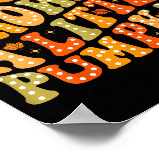 Growing A Little Pumpkin Fall Autumn Pregnancy Tha Poster (Hoek)