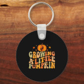 Growing A Little Pumpkin Fall Autumn Pregnancy Tha Sleutelhanger (Voorkant)