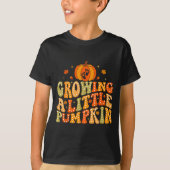 Growing A Little Pumpkin Fall Autumn Pregnancy Tha T-shirt (Voorkant)