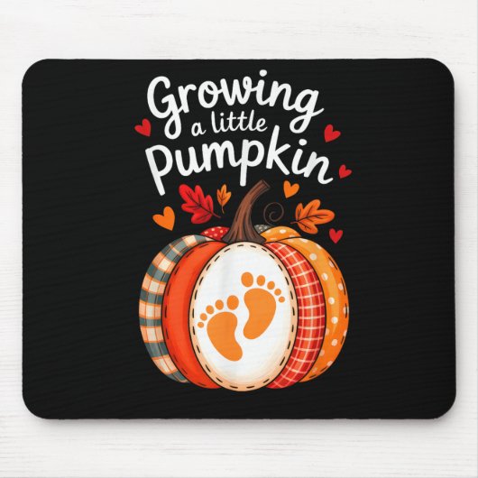 Growing A Little Pumpkin Maternity Pregnancy Thank Muismat (Voorkant)