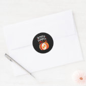 Growing A Little Pumpkin Maternity Pregnancy Thank Ronde Sticker (Envelop)