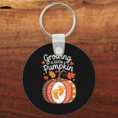 Growing A Little Pumpkin Maternity Pregnancy Thank Sleutelhanger (Voorkant)