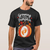 Growing A Little Pumpkin Maternity Pregnancy Thank T-shirt (Voorkant)
