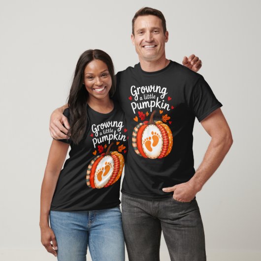 Growing A Little Pumpkin Maternity Pregnancy Thank T-shirt (Unisex)