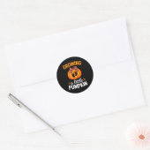 Growing A Little Pumpkin Maternity Thanksgiving Mo Ronde Sticker (Envelop)
