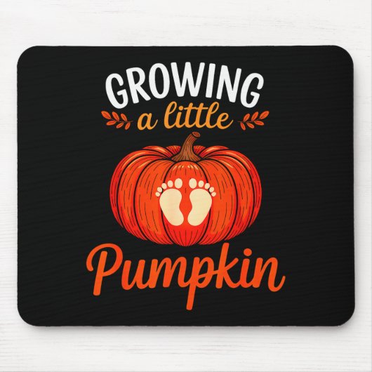 Growing A Little Pumpkin Pregnancy Thanksgiving Ma Muismat (Voorkant)