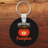 Growing A Little Pumpkin Pregnancy Thanksgiving Ma Sleutelhanger (Voorkant)