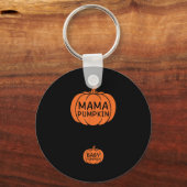 Growing A Little Pumpkin Thanksgiving Pregnancy Te Sleutelhanger (Voorkant)