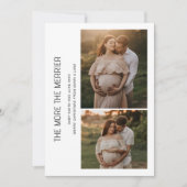 Growing Family pregnancy announcement Holiday Card Feestdagenkaart (Voorkant)