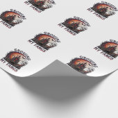 Growing Fangs Halloween Geheime Kasteel Zwarte Kat Cadeaupapier (Hoek)