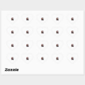 Growing Fangs Halloween Geheime Kasteel Zwarte Kat Hart Sticker (Vel)