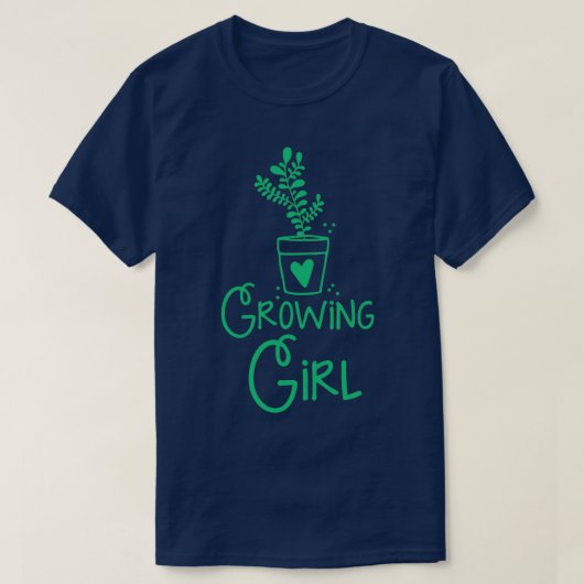 growing girl t-shirt (Design voorkant)