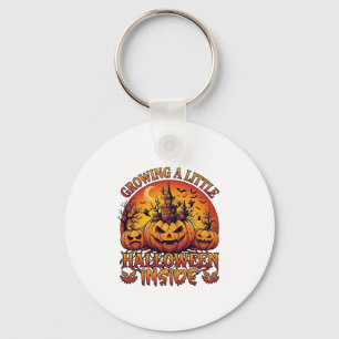 Growing Little Halloween Binnenin Pompoenen Geheim Sleutelhanger