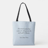 Growing Love: Botanical Mom Tote Bag (Achterkant)