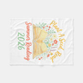 Growing Minds Summer Reading 2026 Plant Een Zaad Fleece Deken (Voorkant (Horizontaal))