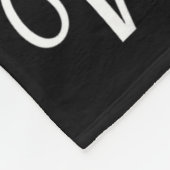 Growing My Valentine By Feet Heart Art Fleece Deken (Hoek)