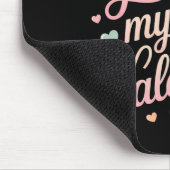 Growing My Valentine By Feet Heart Design  Muismat (Hoek)