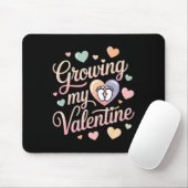 Growing My Valentine By Feet Heart Design  Muismat (Met muis)