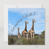 Growing Tall Birthday Kaart (Voorkant)