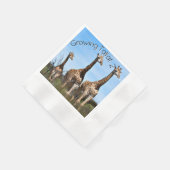 Growing Tall Safari Art Servet (Hoek)