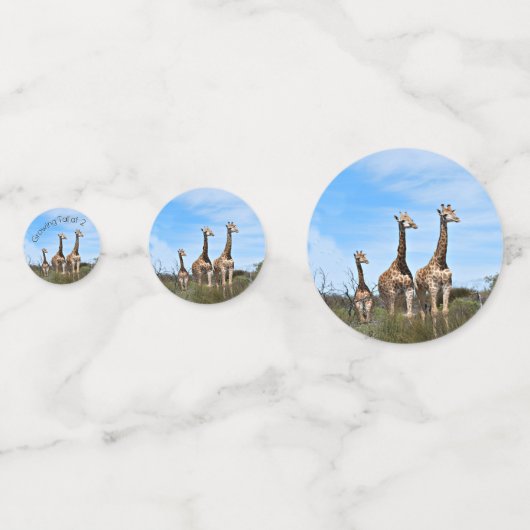 Growing Tall Safari Sprinkles Confetti (Achterkanten)