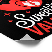 Growing The Sweetest Valentine Pregnancy Announcem Poster (Hoek)