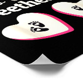 Growing Two Little Sweethearts Valentines Pregnanc Poster (Hoek)