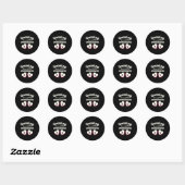 Growing Two Little Sweethearts Valentines Pregnanc Ronde Sticker (Vel)