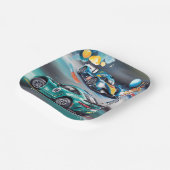 Growing Up To Fast Boy Birthday Party Papieren Bordje (Gebogen)