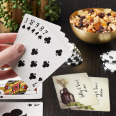 Growler, Hop en Wheat Brewery Wedding Favor Pokerkaarten (Insitu)