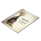 Growler, Hop en Wheat Brewery Wedding Guest Book Notitieboek (Linkerzijde)