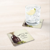 Growler, Hop en Wheat Brewery Wedding Kartonnen Onderzetters (Insitu)