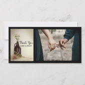 Growler, Hops, Daisies Brewery Wedding Dank je Bedankkaart (Voorkant)