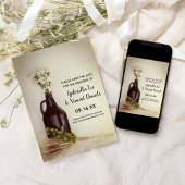 Growler Hops Daisies Brewery Wedding Save the Date