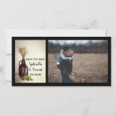 Growler Hops Wheat Brewery Wedding Save the Date (Voorkant)