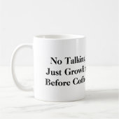 Growling BullDog Coffee Mok (Links)