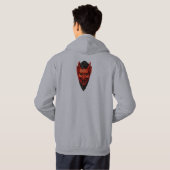 Growling Krampus Hoodie (Achterkant volledig)