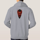 Growling Krampus Hoodie (Achterkant)