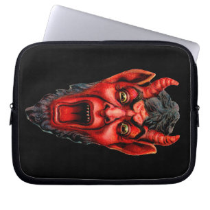  Growling Krampus Laptop Sleeve