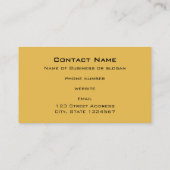 Growling Tiger Face in Sepia Tones Visitekaartje (Achterkant)