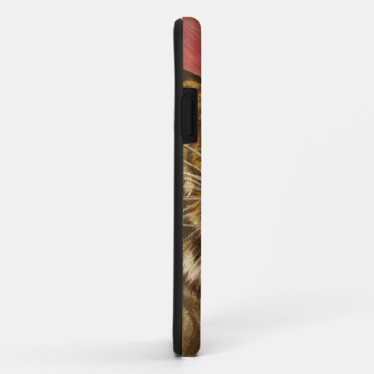 Growling Tiger portret closeup Case-Mate iPhone Case (Achterkant/rechts)