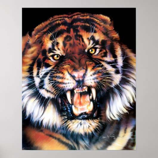 Growling Tiger Poster (Voorkant)