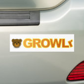GROWLr Bumpersticker (Op auto)