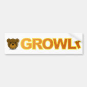 GROWLr Bumpersticker (Voorkant)